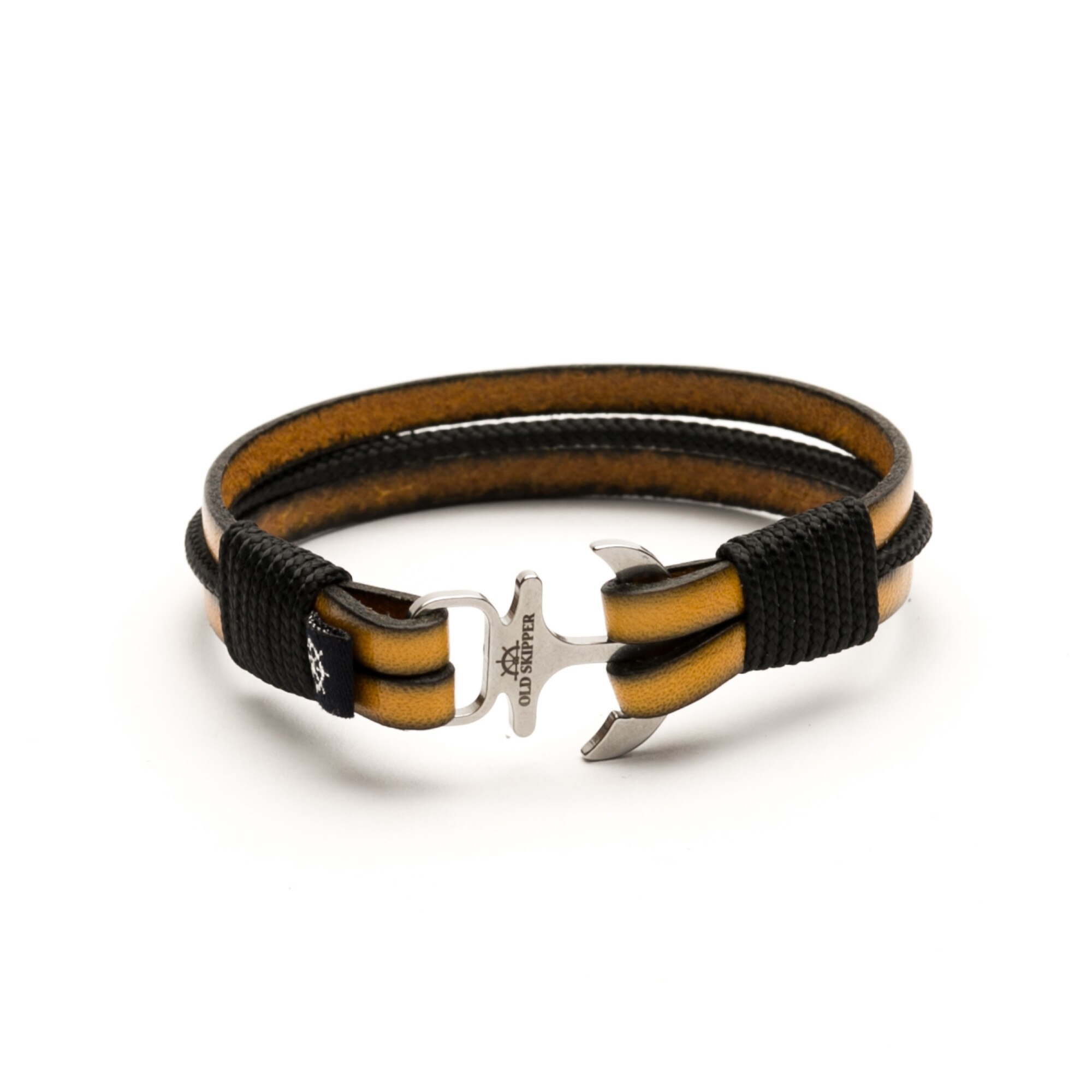 Bratara Old Skipper, din piele naturala, unisex, CITRUS