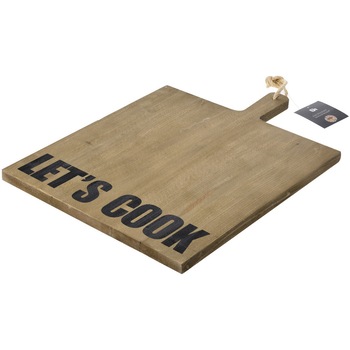 Tocator pentru servire PINEWOOD EH Excellent Houseware, Lemn, 54x40cm, Maro/Negru Tocator pentru servire PINEWOOD EH Excellent Houseware, Lemn, 54x40cm, Maro/Negru