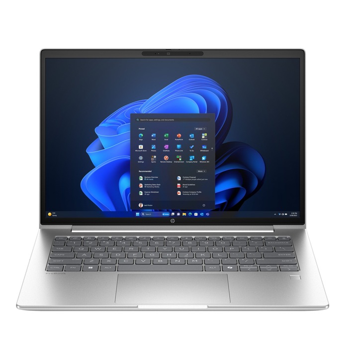 Laptop HP ProBook 4 G1ah, 14", AMD Ryzen 5 220, 24 GB DDR5, 512 GB SSD, Argintiu