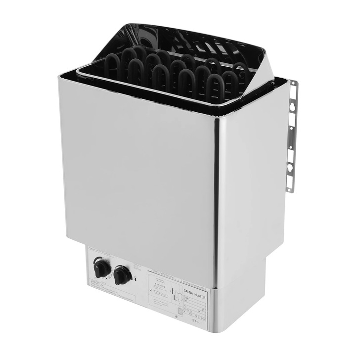 Incalzitor de sauna, 9KW, montare pe perete, capacitate 317.83 Ft, constructie din otel inoxidabil