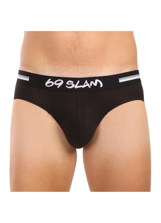 Chiloti barbatesti 69SLAM Hanry, negri, din bambus, XL INTL