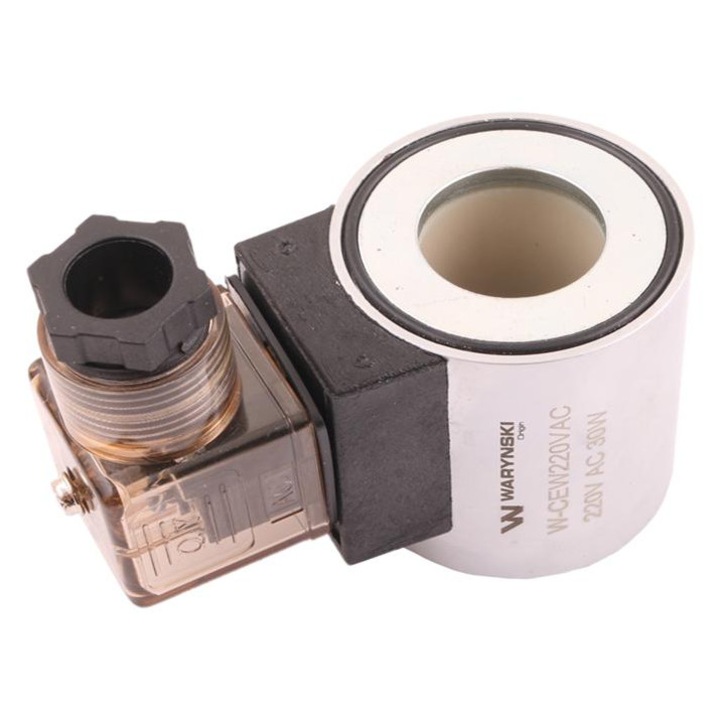Elektromos szelep osztótekercs, Warynski, 220V AC, 30W