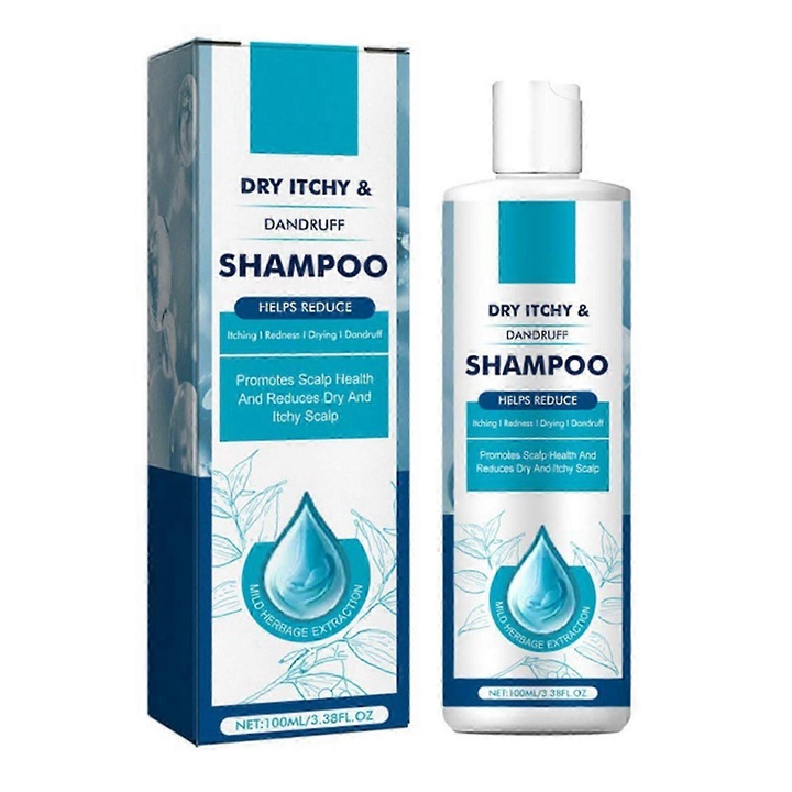 Шампоан за скалп, лечение на псориазис, 100 мл, против пърхот, за мъже и жени