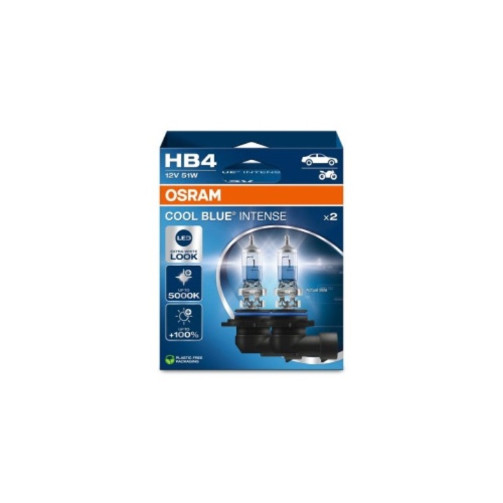 Set Becuri Osram HB4 Cool Blue Intense Next Gen 51W