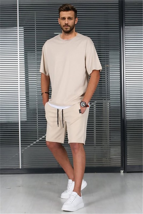 Férfi ingek, Madmext, 324117, Bézs, XL