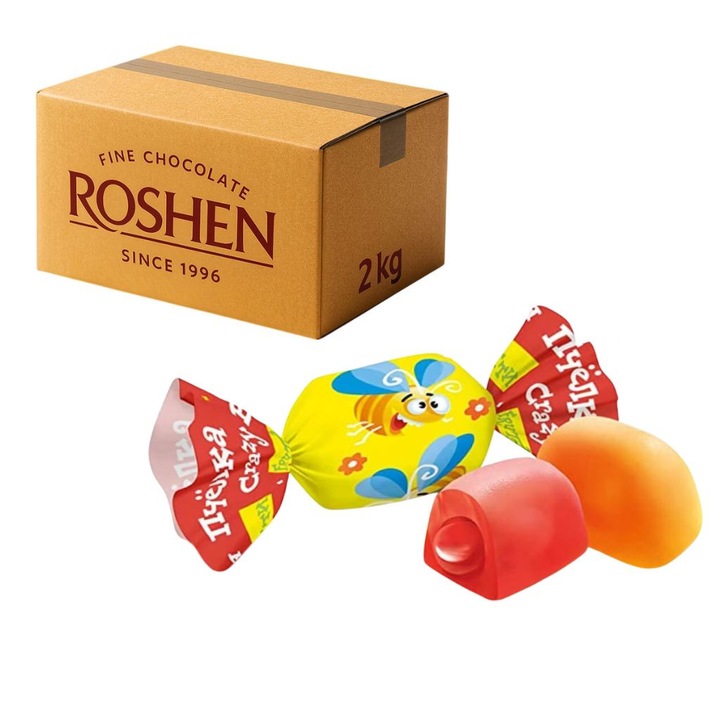 Jeleuri Roshen Crazy Bee Frutty 2 kg (Bax)