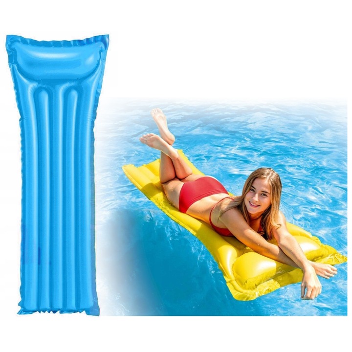 Intex felfújható matrac, 183x69cm, többszínű, strandra és medencébe, gyerekeknek és felnőtteknek