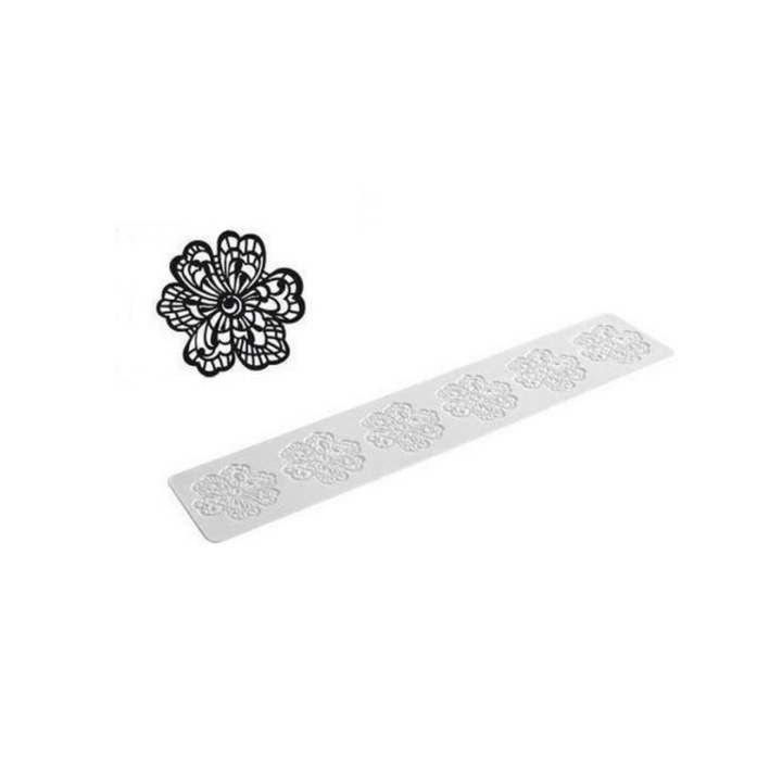 Forma silicon dantela "Floare" - SilikoMart