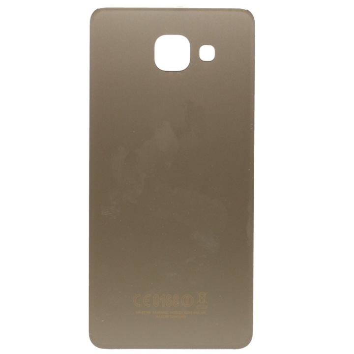 Husa telefon, luka, pentru Samsung A5 2016, aurie, protectie baterie
