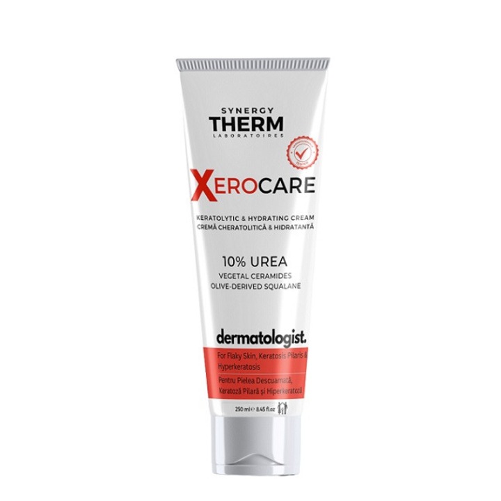 Crema cheratolitica si hidratanta cu 10% uree Xerocare, 250 ml, Synergy Therm