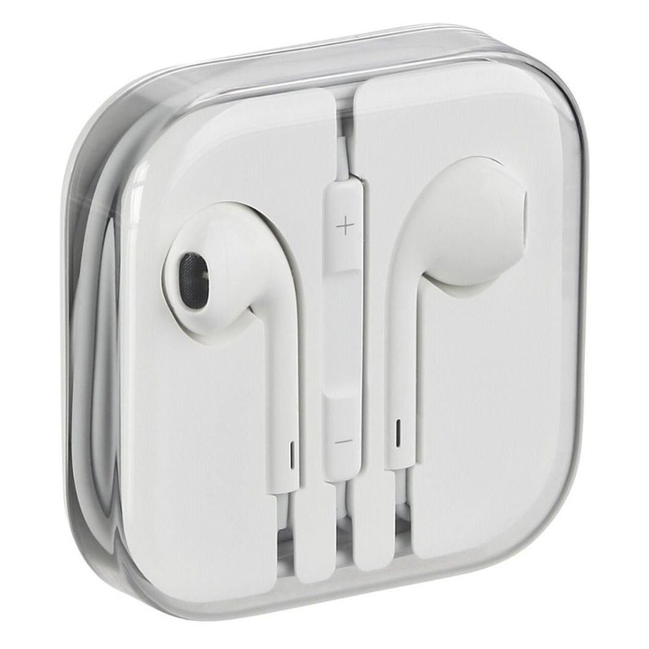 Слушалки Apple iPhone 5 5s 5c SE 6 6 Plus 6s 6s Plus, MD827FE в блистер