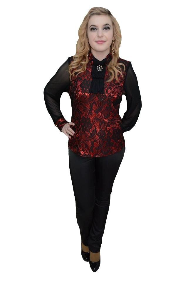Pantaloni cu buzunare elegante apretate lateral,D&J Exclusive, Negru, 36