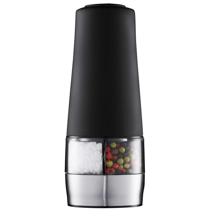 Електрическа мелачка Wenko 2 в 1 с осветление 6 х 17 см Черна