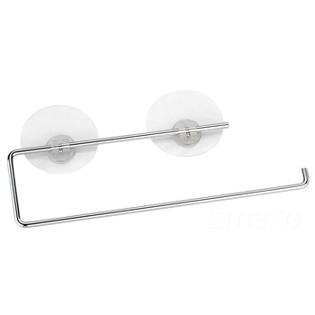 Suport prosoape hartie Wenko, 30 x 8.5 cm, Argintiu Suport prosoape hartie Wenko, 30 x 8.5 cm, Argintiu