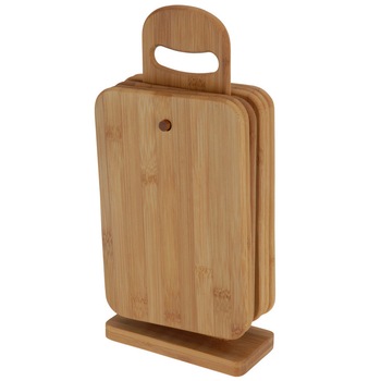 Set tocatoare, EH Excellent Houseware, 6 piese, 20x15cm, Bambus, Maro Set tocatoare, EH Excellent Houseware, 6 piese, 20x15cm, Bambus, Maro