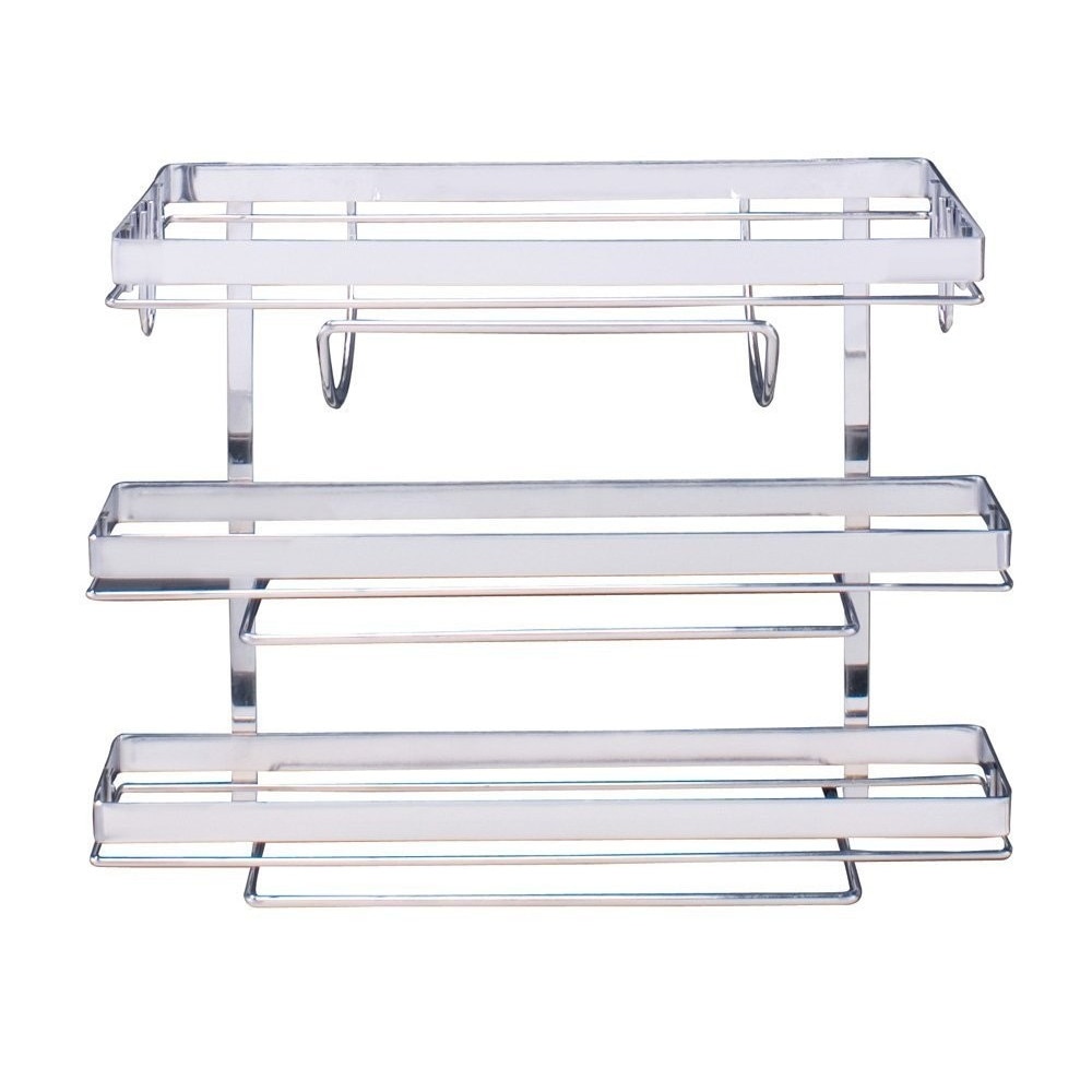 Suport prosoape de hartie Wenko, 33 x 32 x 16 cm, Argintiu