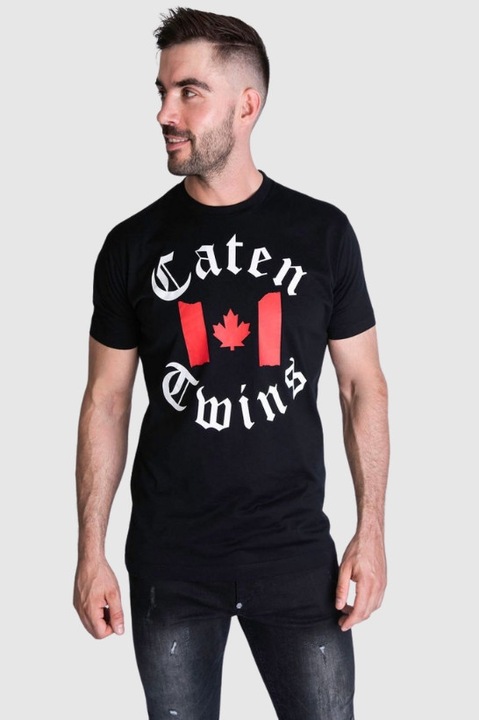 Férfi póló, Dsquared2, fekete, pamut, M INTL