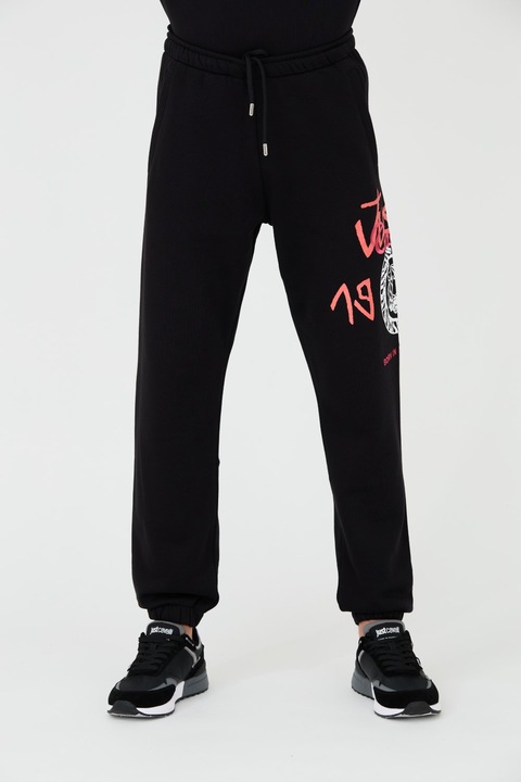 Pantaloni JUST CAVALLI, R 1998 Dripp, negri, mărimea M