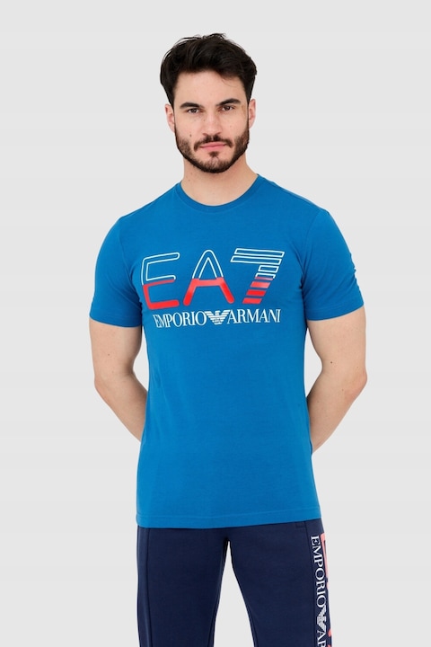 Tricou barbati, Emporio Armani EA7, albastru, L INTL