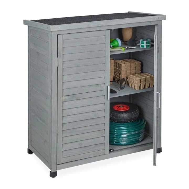 Градински шкаф с 3 отделения