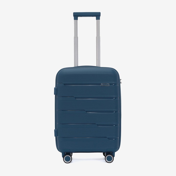 Куфар за ръчен багаж KREAL Marcilia, Полипропилен, Син, 54x37x20 см