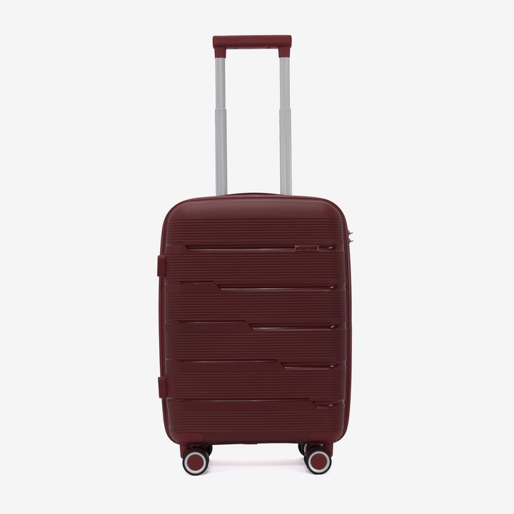 Куфар за ръчен багаж KREAL Marcilia, Полипропилен, Червен, 54x37x20 см