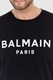 Tricou barbati Balmain, bumbac, negru, 2XL INTL