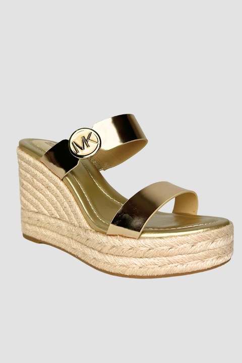 Női szandál, Michael Kors, magas platform, arany