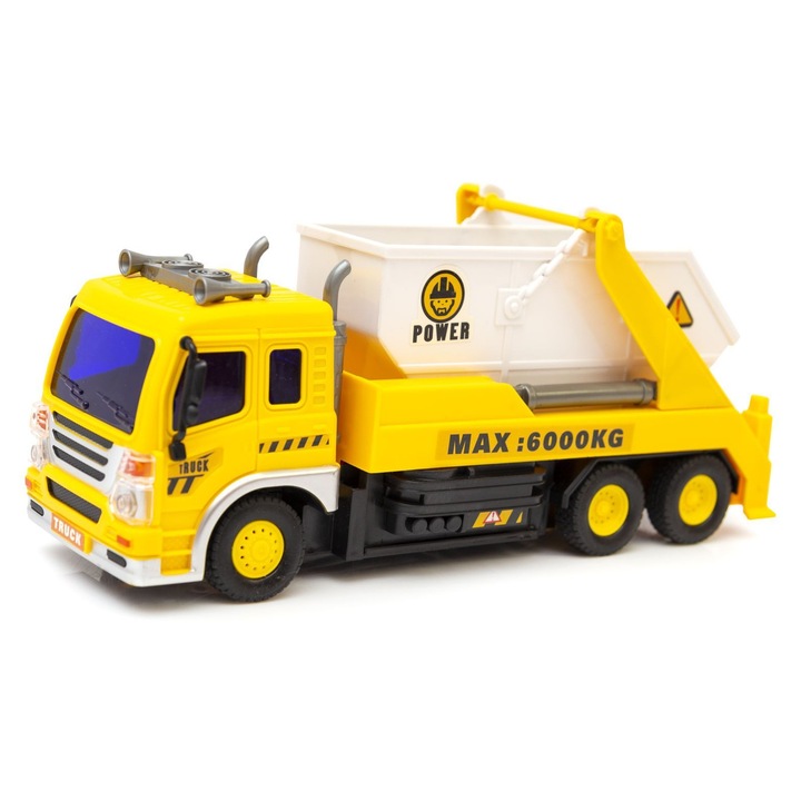 Строителна машина Kathay-Haster, 24 см, със светлини, за деца над 6 години