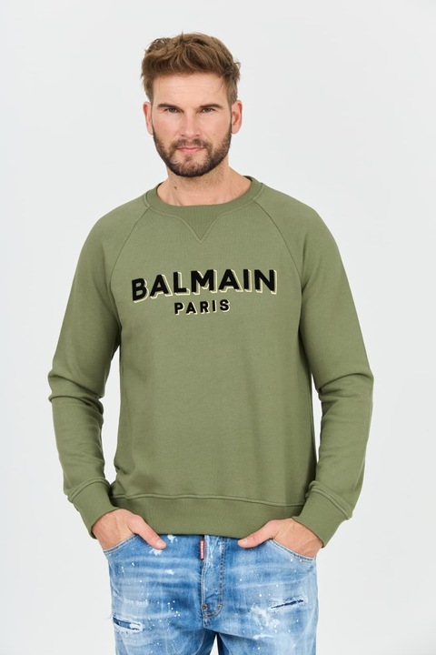 Hanorac barbati Flock&foil, Balmain, Verde, L INTL