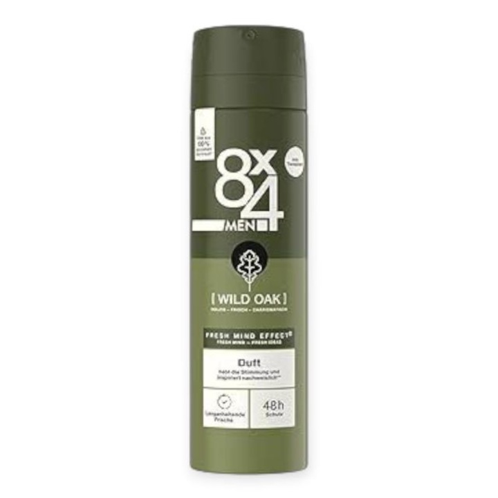 Deo spray 8 X 4 Men Wild Oak 150 ml