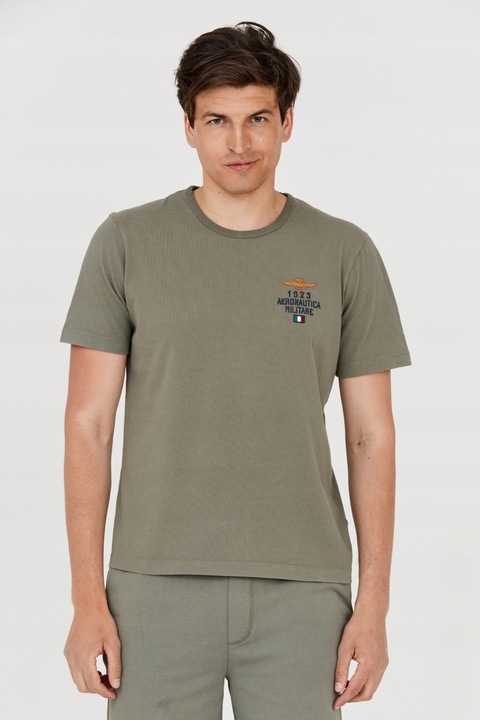 Tricou barbat, Aeronautica Militare, verde, brodat, 2XL INTL