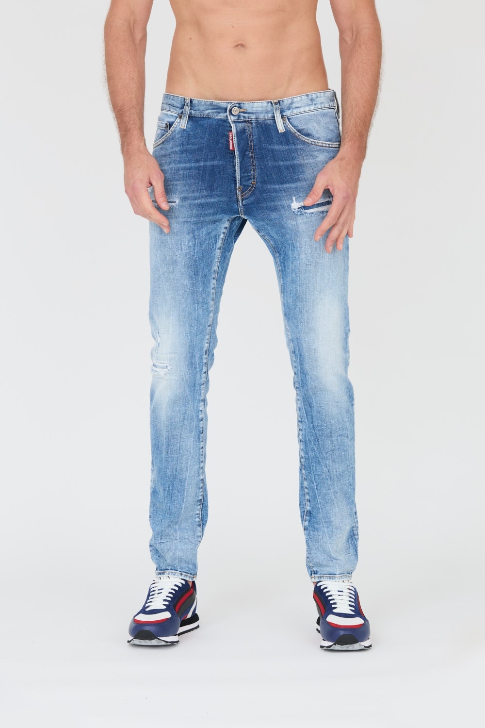 DSQUARED2 COOL GUY JEANフロントジップ 42 Blugi Dsquared2 Cool Guy Jean Marimea 42 - eMAG.ro