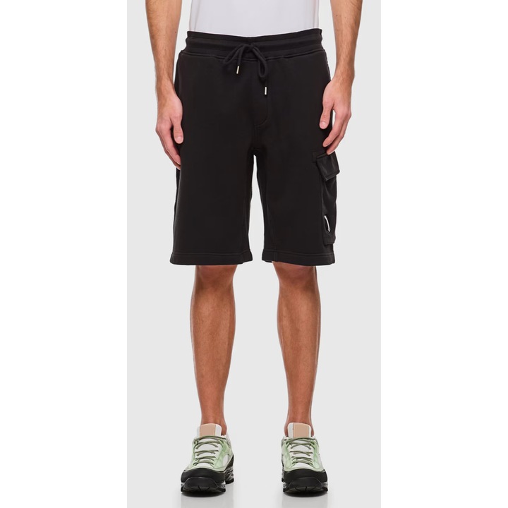 Pantaloni sport barbati, C.P. Company, scurti, negru, S INTL