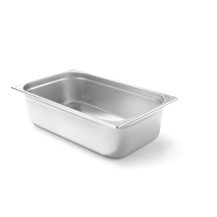 Гастронорм съд Hendi Kitchen Line GN 1/1, Неръждаема стомана, Дълбочина 15 см, 19.8 л