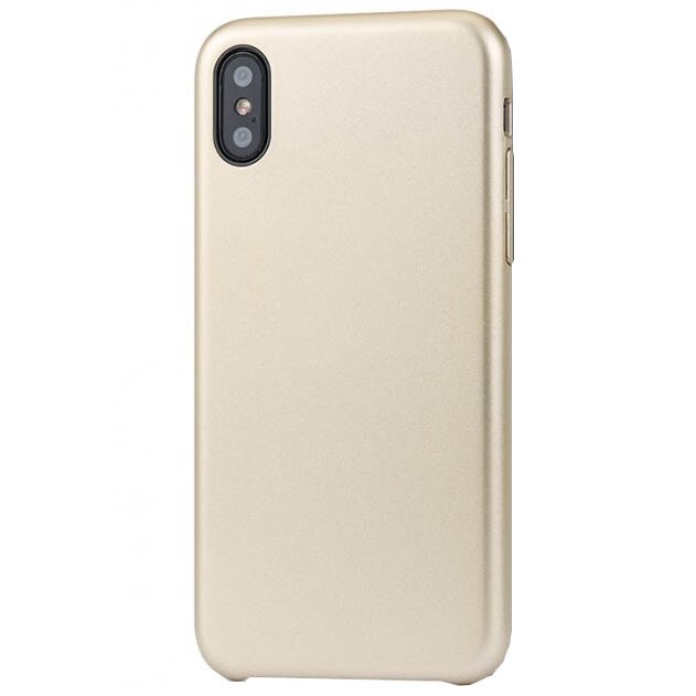 Husa de protectie Meleovo Pure Gear II, pentru Apple iPhone X, Auriu