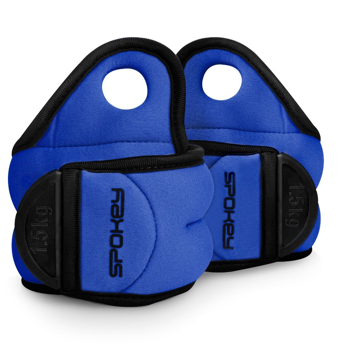 Greutati incheietura maini SPOKEY COM-FORM IV, 2 x 1.5kg, albastru/negru