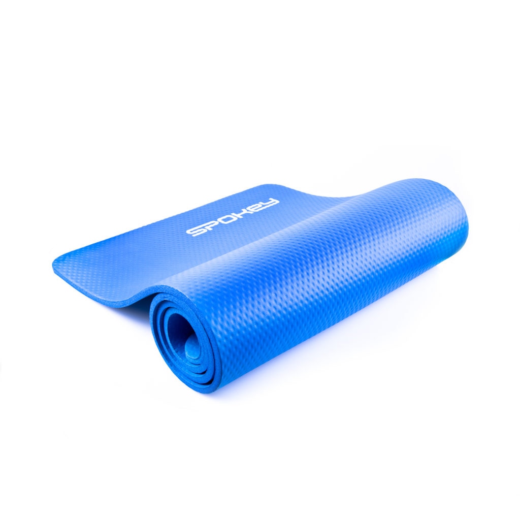 Saltea aerobic si fitness, Spokey, Softmat, 180x60x1.5cm, albastru