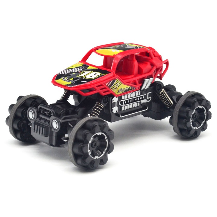 Офроуд кола с дистанционно управление Kathay-Haster, червена, 1:18, размери 20x14x15см, пълен комплект