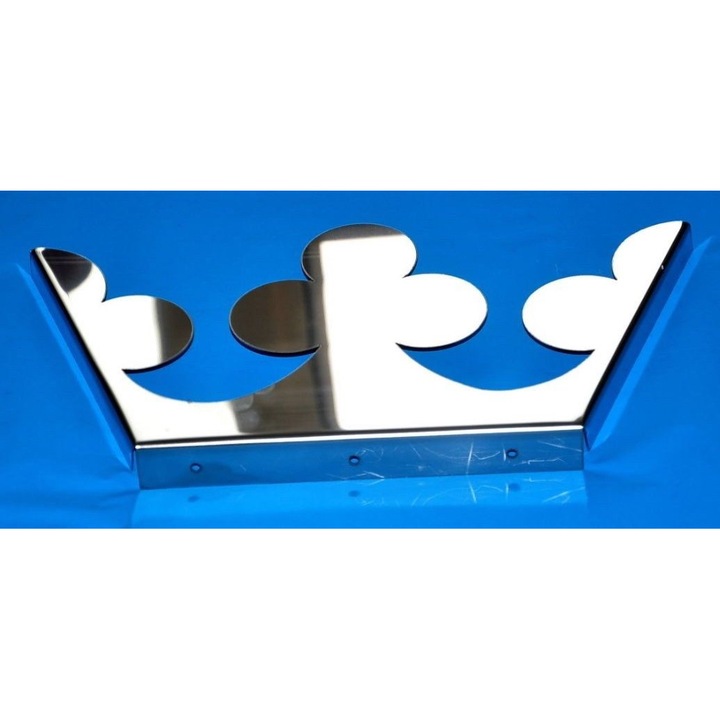 Teherautó korona tükrös rozsdamentes acélból