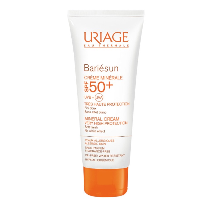 Crema minerala Uriage Bariesun SPF50+, 100ml