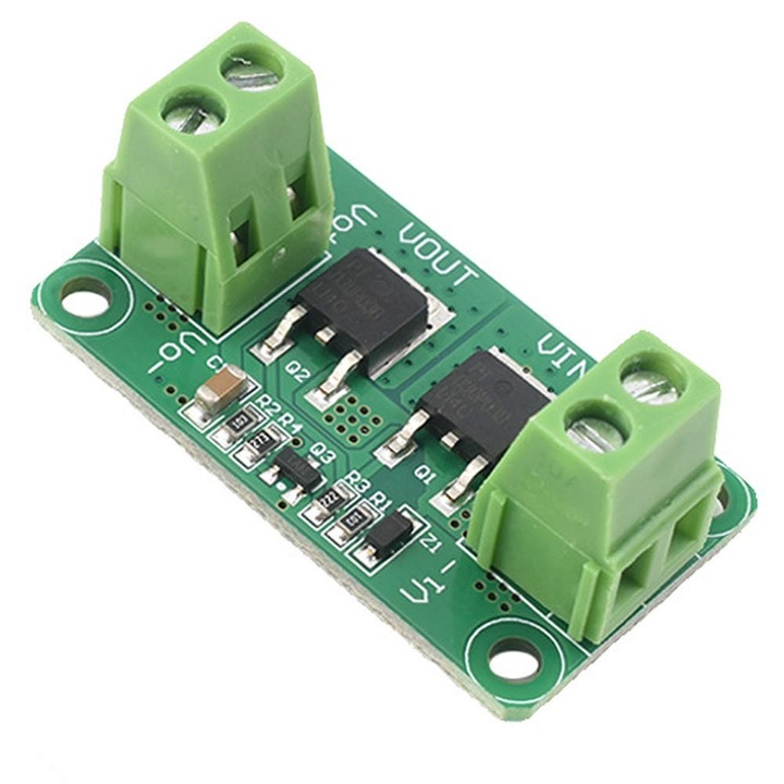 Modul de protecție împotriva polarității inverse Elektroweb, 8A, 3-30V DC, 42x24x17mm