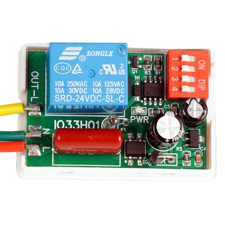 Modul de control Elektroweb, temporizator de oprire întârziată 1-480min, 230V, 1400W, 45x28x16mm