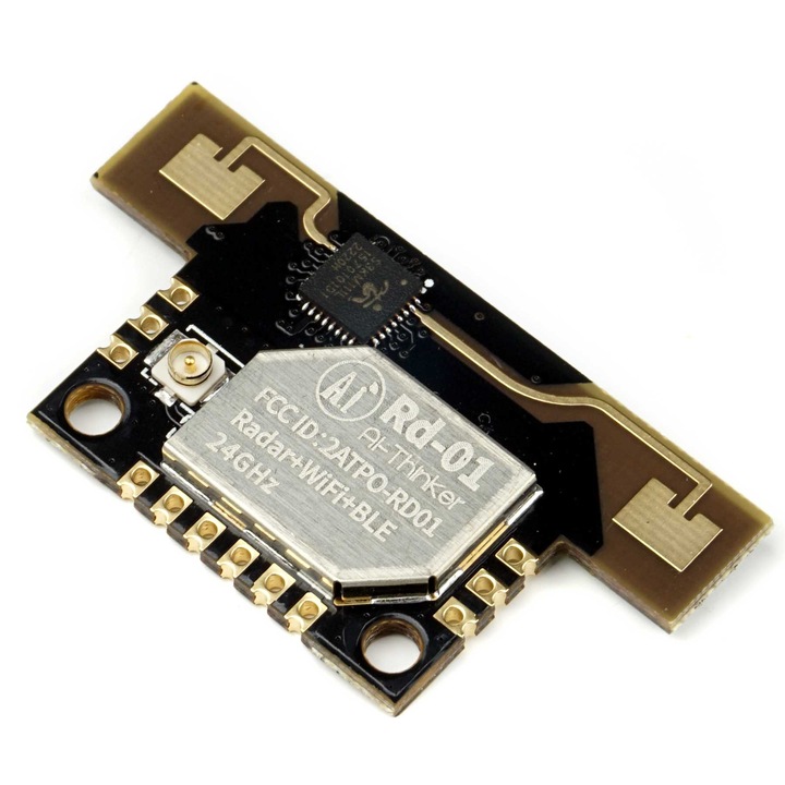 Detector radar 24GHz, Elektroweb RD-01, WiFi, Bluetooth, 8 GPIO, 35x18x3.6mm