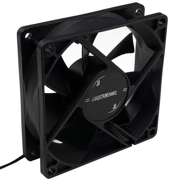 Ventilator Elektroweb 80x80x25mm, 2500rpm, 12V, 7 lamele, 2 pini
