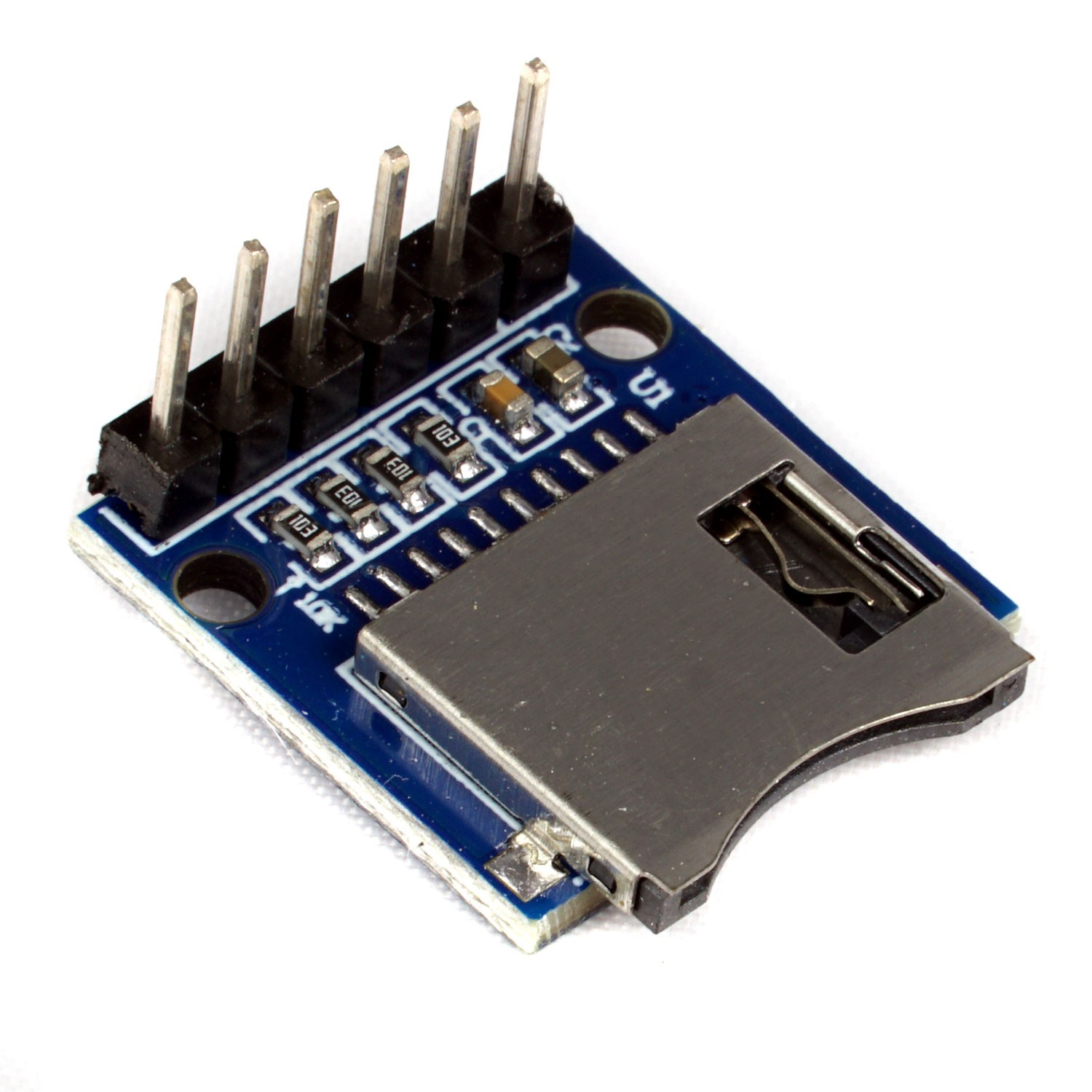 Cititor de carduri microSD Elektroweb, modul SPI, 3, 3V, 19x19mm - eMAG.ro