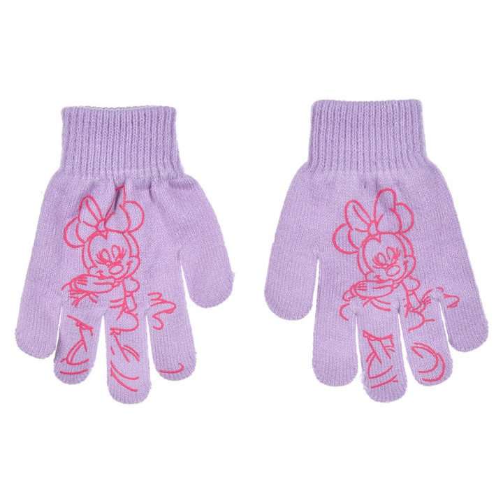 Mănuși pentru copii Disney Minnie, Multicolor, 3
