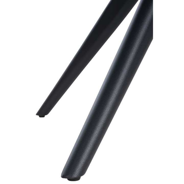 Scaun de masa Jules, material textil, gri inchis