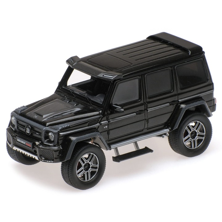 Autómodell, Minichamps, Brabus 4x4, 1:43, fekete