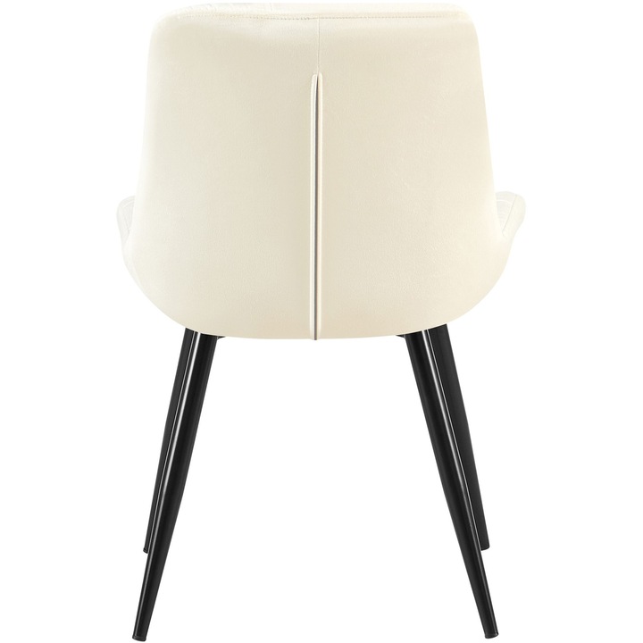 Set de 2 scaune de sufragerie Rossford crem